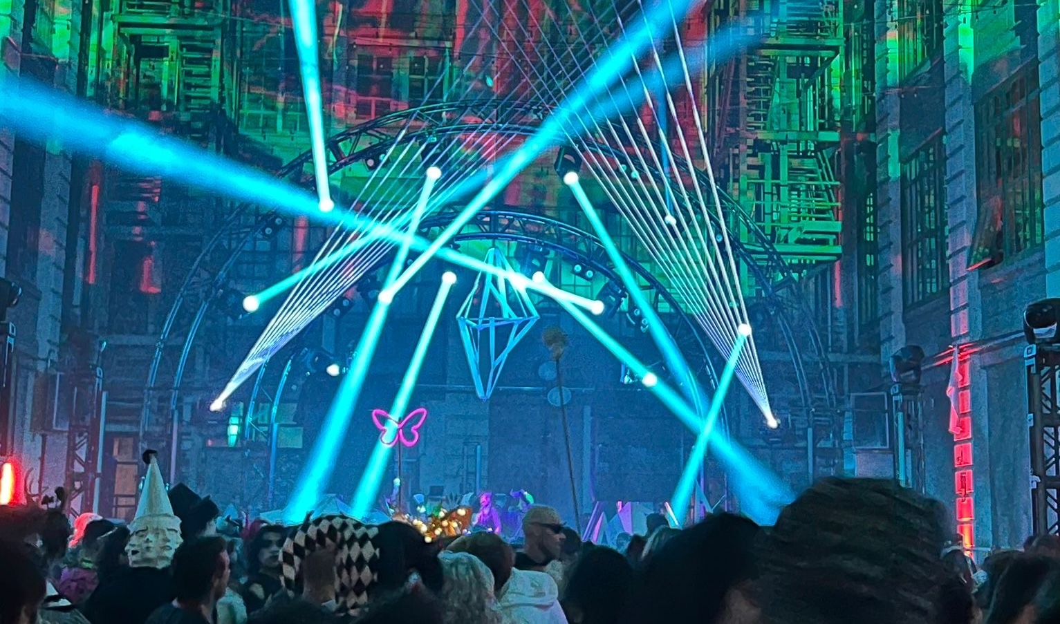 live concert setting